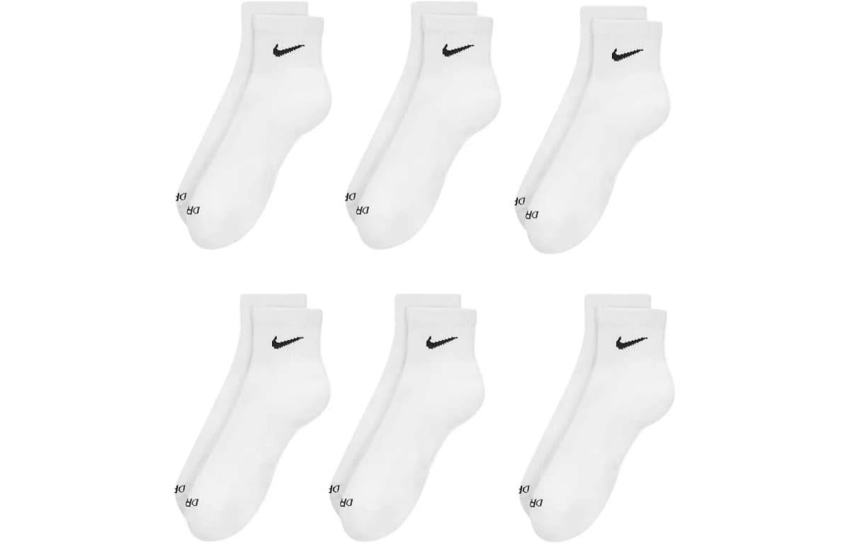 Nike Everyday Plus Corab 6-lı Dəst Ağ 3