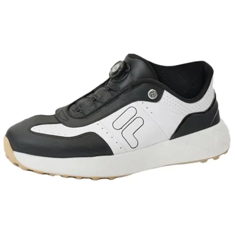 FILA GF DRIVER Comfortable Versatile Wear-Resistant Low-Top Golf Shoes Men's FILA White-Blue