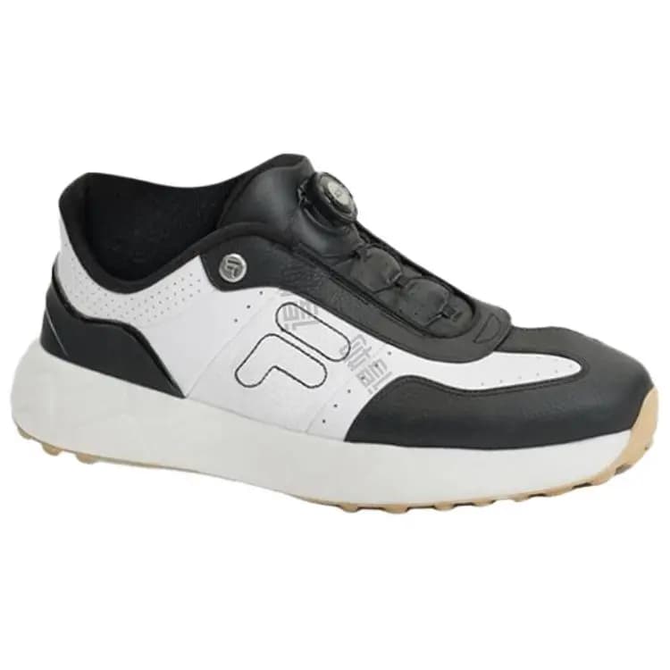 FILA GF DRIVER Comfortable Versatile Wear-Resistant Low-Top Golf Shoes Men's FILA White-Blue 2