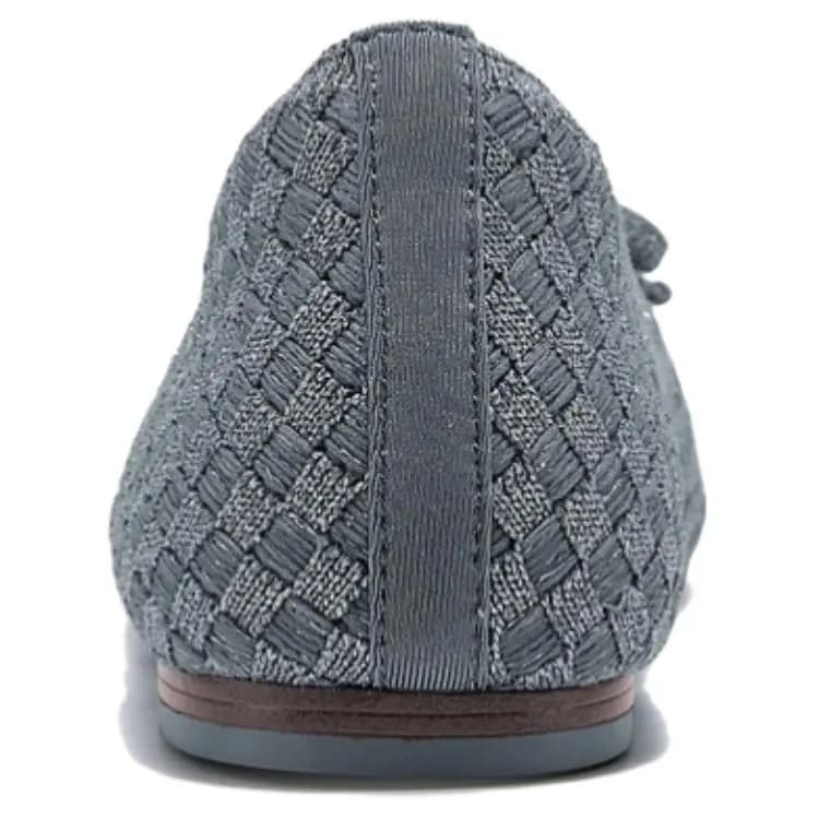 Skechers Comfortable Soft Square-Toe Flat Shoes Fashion Versatile Mary Jane Shoes Women's Grey 5