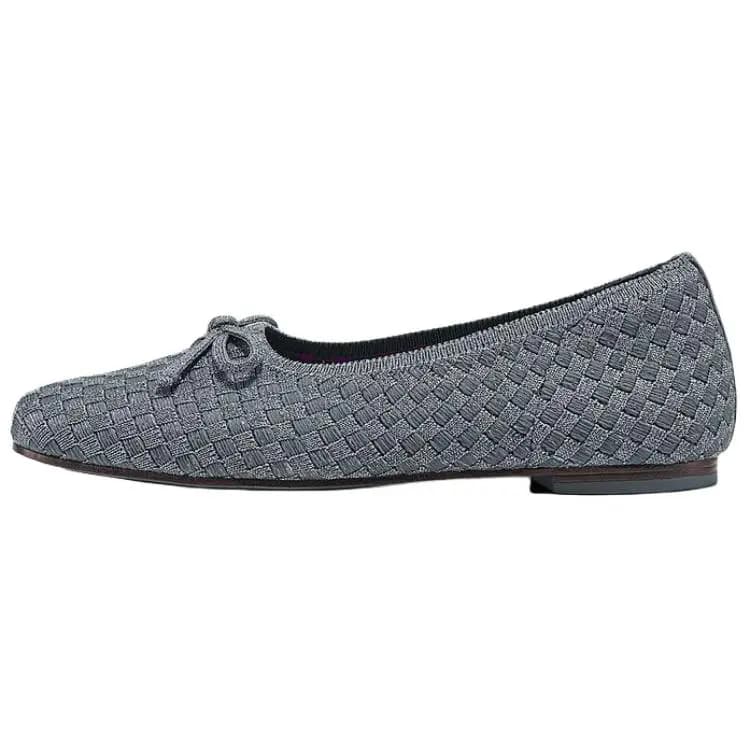 Skechers Square-Toe Mary Jane Ayaqqabı Qadın Boz