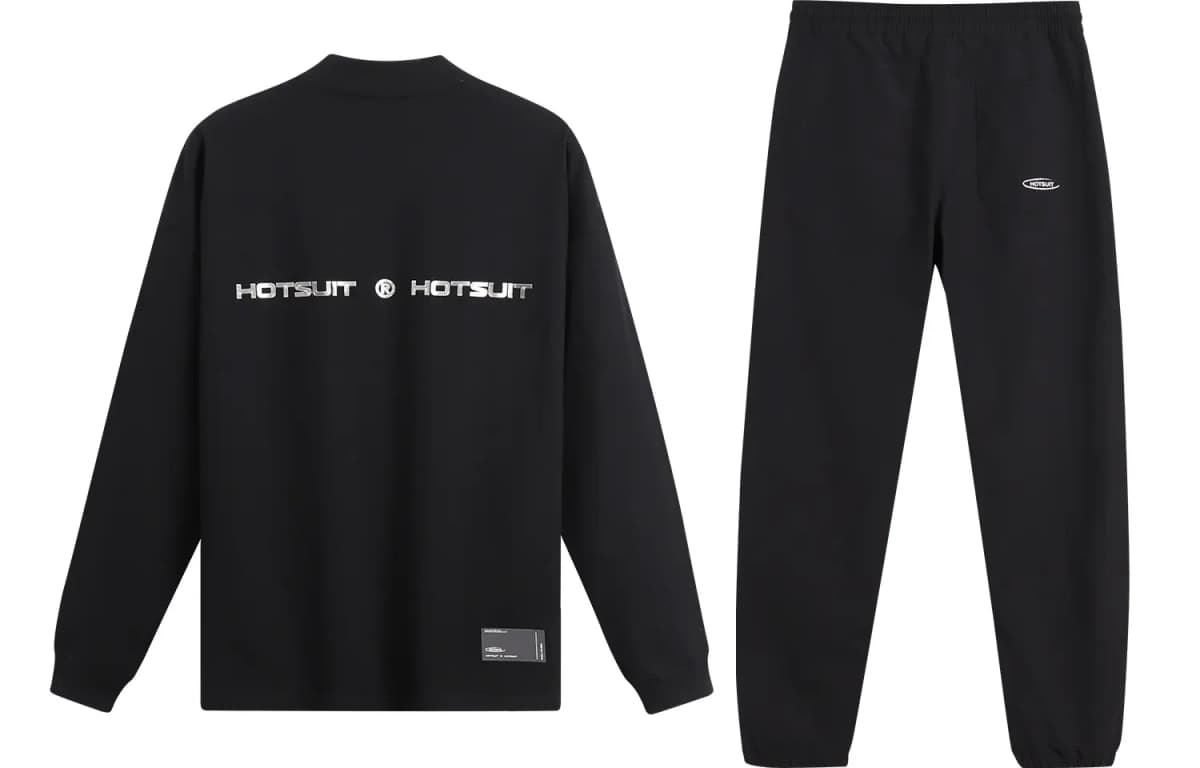 HOTSUIT Hoodie və Jogger Dəsti Mineral Qara 2