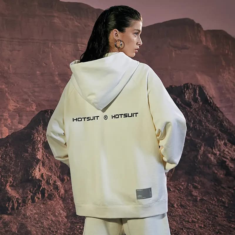 HOTSUIT Logo Zip Hoodie və Jogger Dəsti Unisex 20