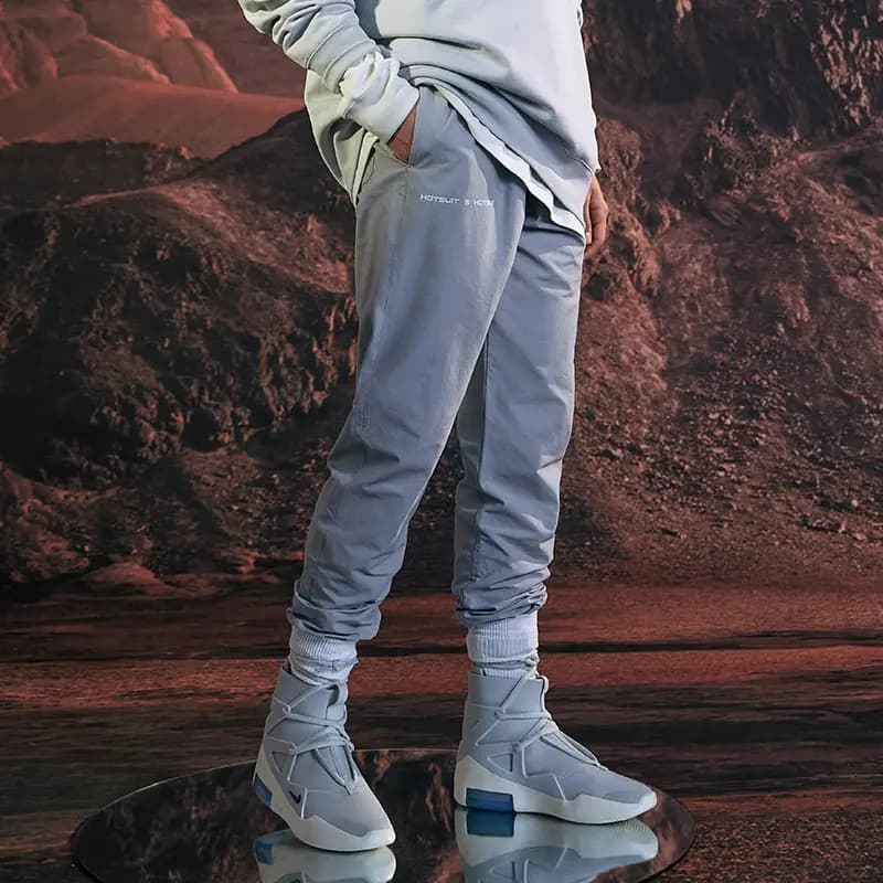 HOTSUIT Logo Zip Hoodie və Jogger Dəsti Unisex 16