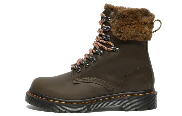 Dr.Martens 1460 Martin Çəkməsi Qadın Boz/Yaşıl