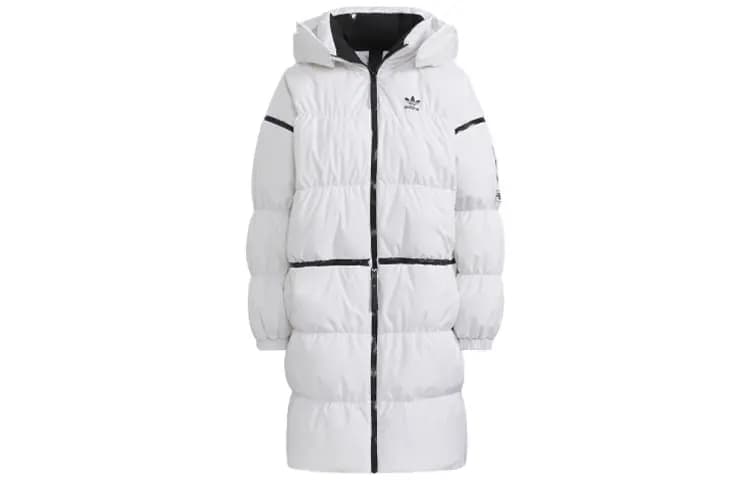 Adidas Originals LONG ZIP DOWN Qadın Puffer Pencəyi Ağ