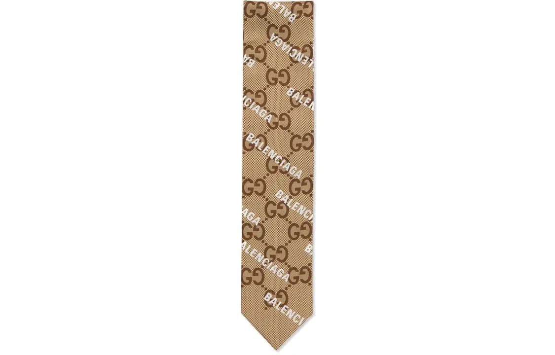 GUCCI Unisex Qalstuk Qəhvəyi