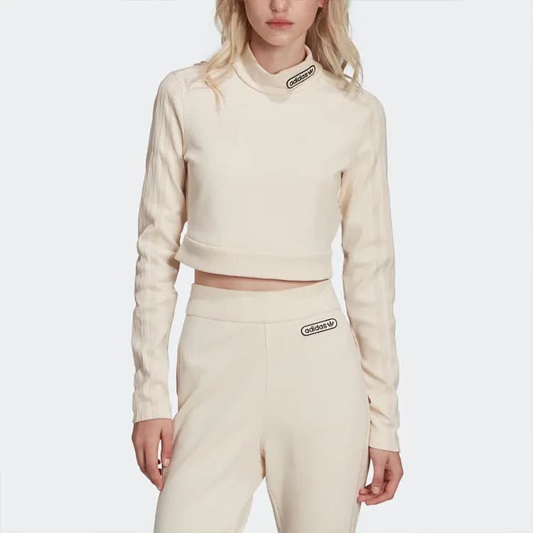 Adidas Originals Top Qadın Sarı/Ağ 2