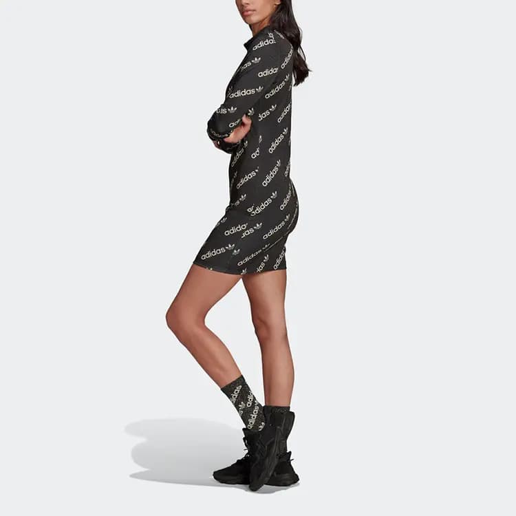 adidas Originals All-Over Print Qadın Donu Qara 2