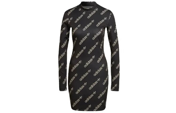 adidas Originals All-Over Print Qadın Donu Qara 3
