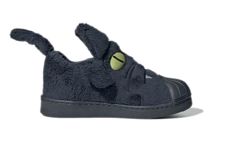 Adidas Originals SUPERSTAR Low-Top Skateboard Shoes Black Infant And Toddler 2