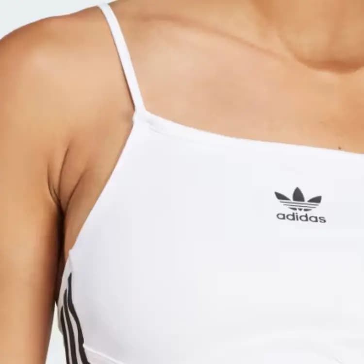 Adidas Originals Adicolor Qadın Maykası Ağ 5