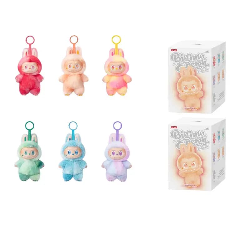 POP MART THE MONSTERS Vinyl Plush Pendant Labubu 3.0 High Alert Series Blind Box Single/Box of 6 3