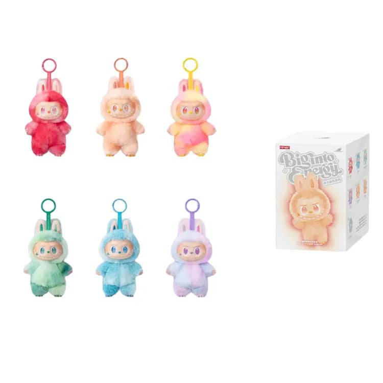 POP MART THE MONSTERS Vinyl Plush Pendant Labubu 3.0 High Alert Series Blind Box Single/Box of 6 2