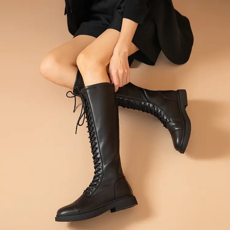 Beau Today Knee-high Boots Women's Classic Black 7