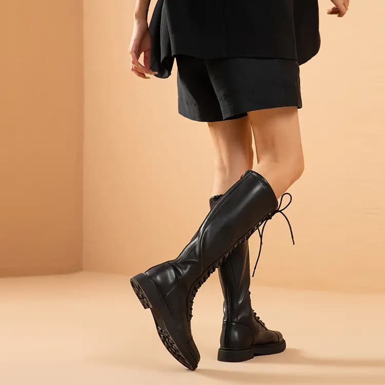 Beau Today Knee-high Boots Women's Classic Black 10