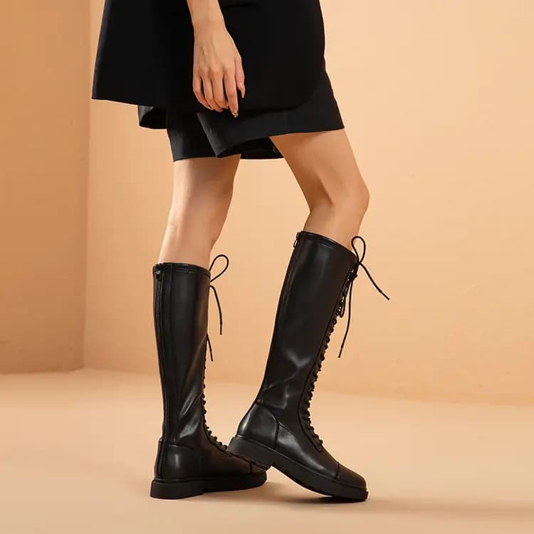 Beau Today Knee-high Boots Women's Classic Black 9