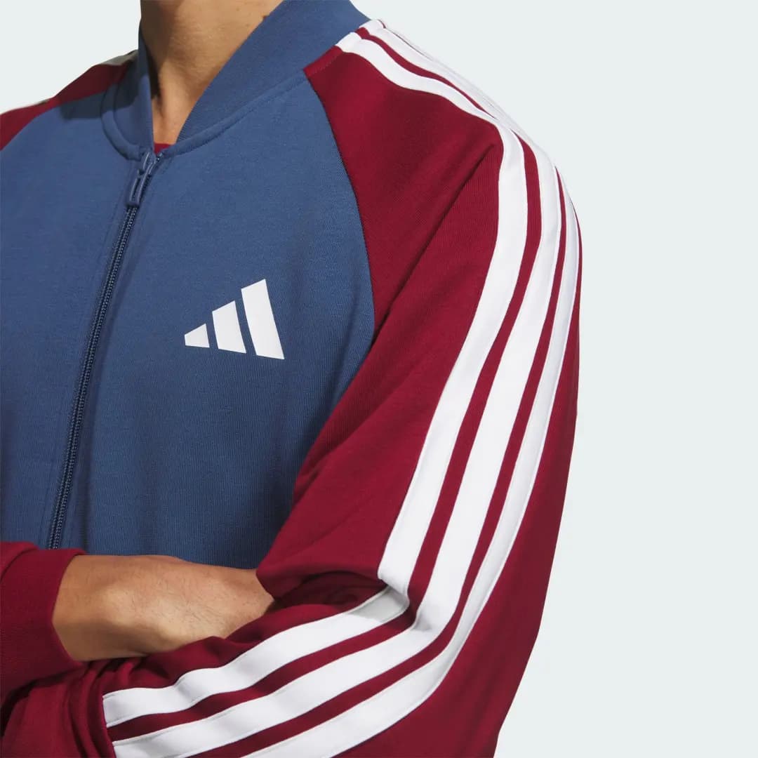 adidas Unisex İdman Dəsti Göy/Qırmızı 4