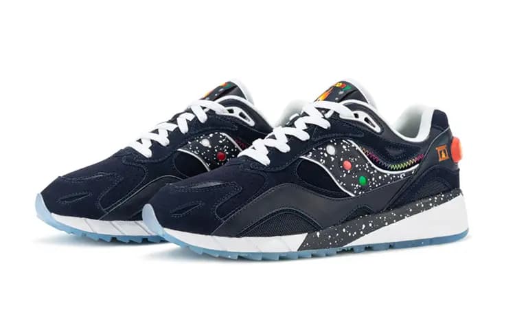 Saucony Shadow 6000 Unisex Qaçış Ayaqqabısı Mavi/Ağ 4