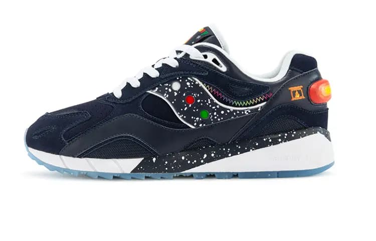 Saucony Shadow 6000 Unisex Qaçış Ayaqqabısı Mavi/Ağ 2