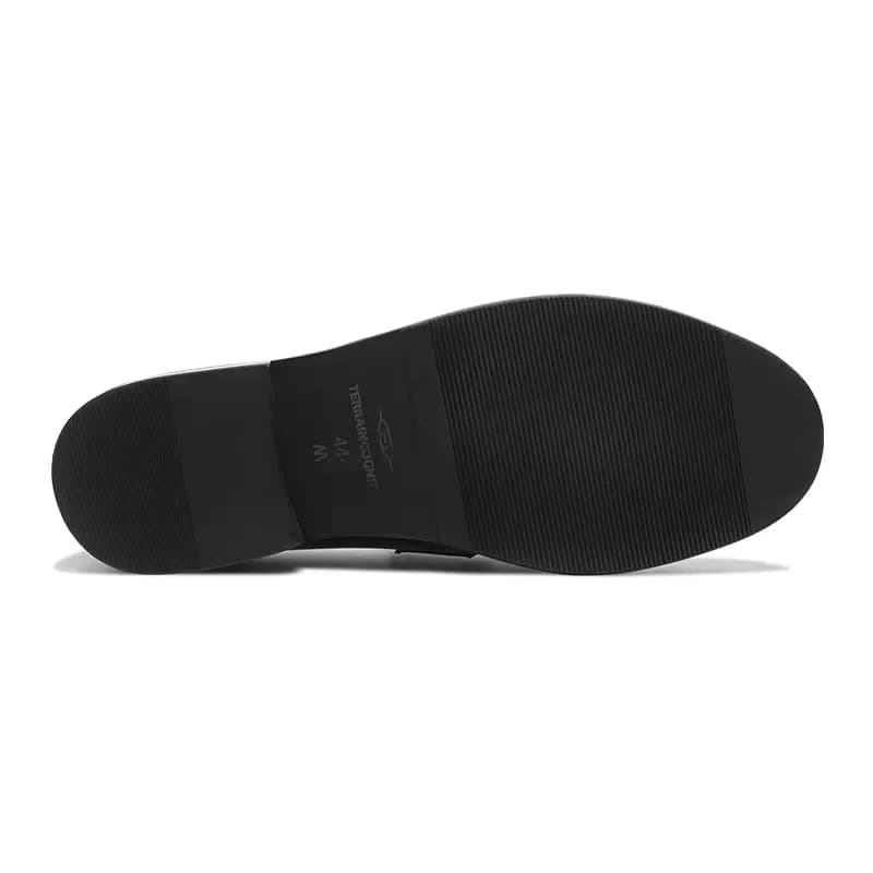 TERRA INCOGNITA Unisex Dəri Loafer Ayaqqabısı Qara 6