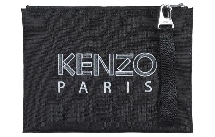 KENZO Nylon Əl Çantası Klutç Mavi 5