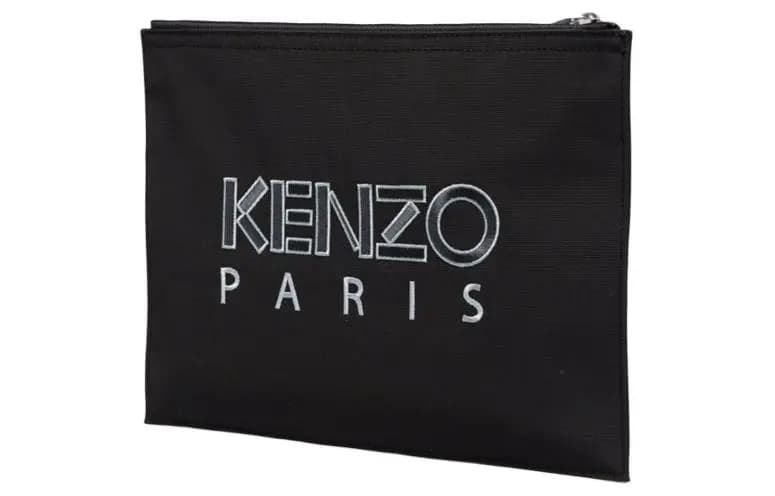KENZO Nylon Əl Çantası Klutç Mavi 4