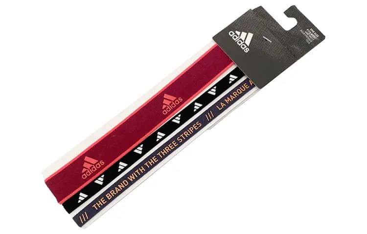 Adidas Tennis Saç Bandı 3-lü Dəst Qara/Qırmızı 3