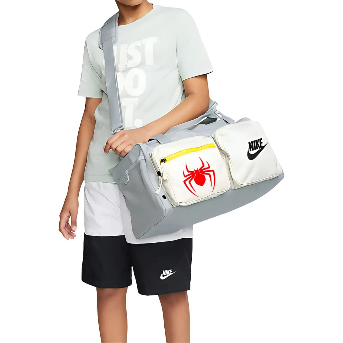 Nike Future Pro Səyahət Çantası Unisex Açıq Dumanlı Boz 4