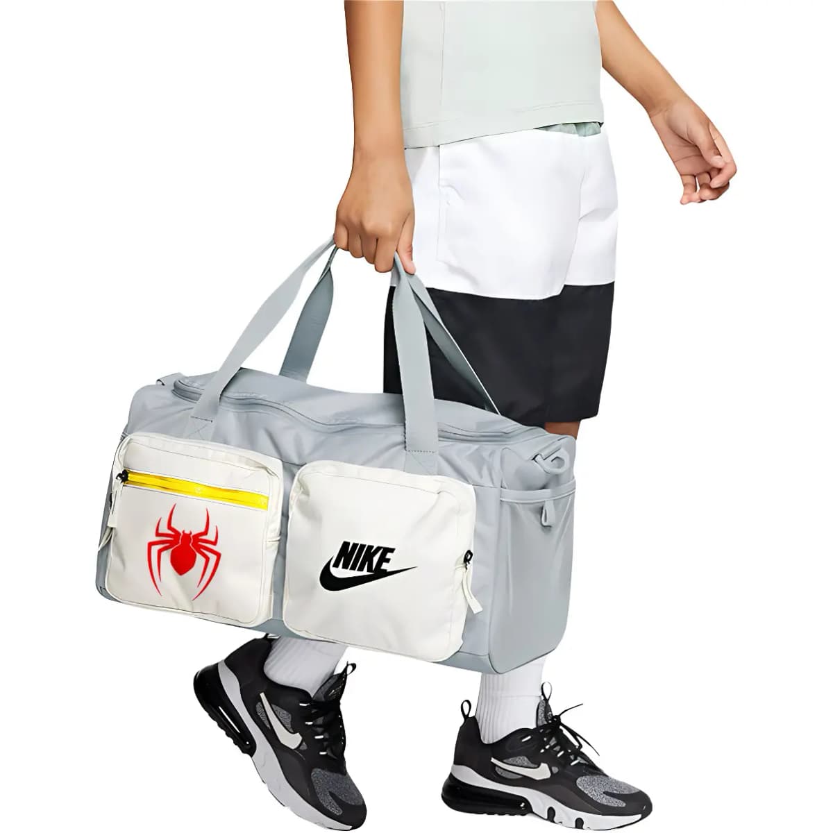 Nike Future Pro Səyahət Çantası Unisex Açıq Dumanlı Boz 3