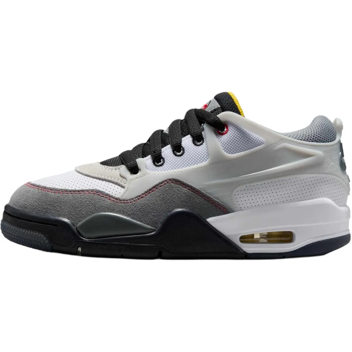 Jordan Air Jordan 4 Uşaq Basketbol Ayaqqabısı Ağ/Qara/Boz/Qırmızı