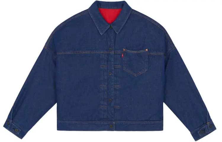 Levis Puffer Qadın Pencəyi Mavi