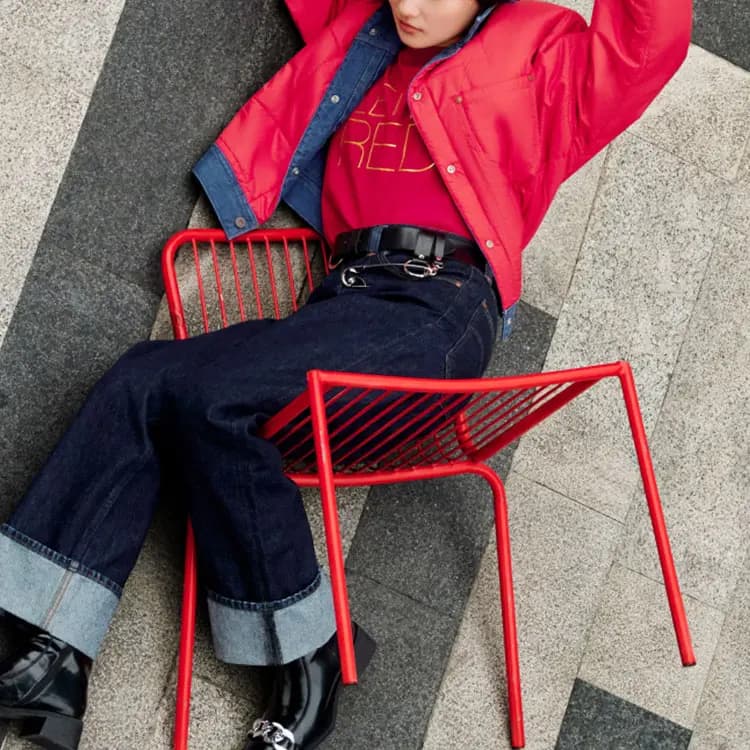 Levis Puffer Qadın Pencəyi Mavi 4
