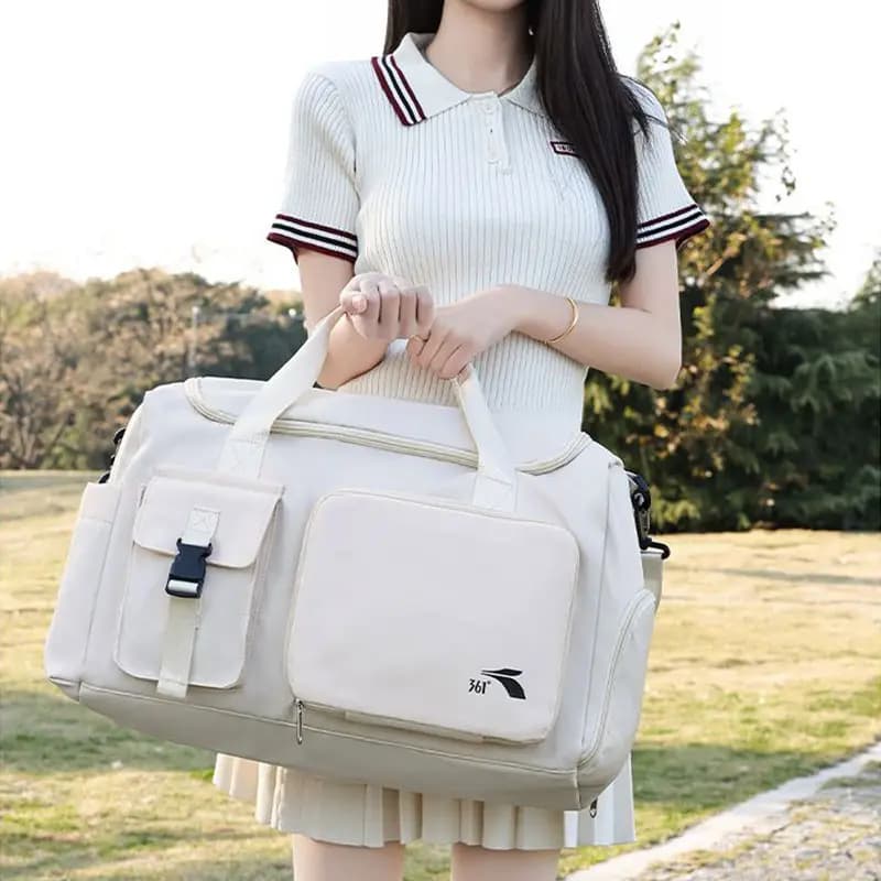 361° İdman və Səyahət Çantası Qadın Off-White 2