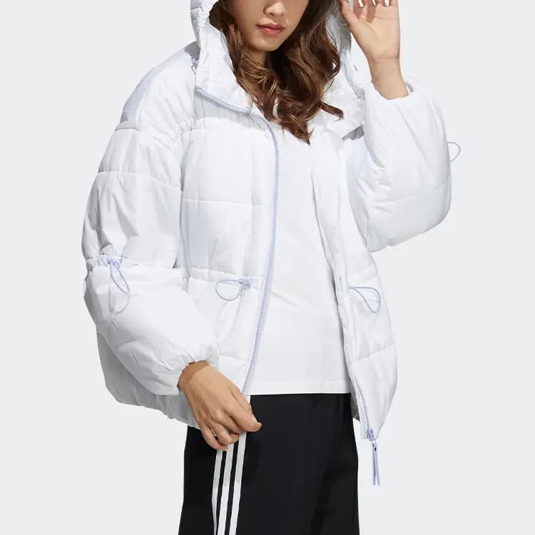 adidas Originals Puffer Pencək Qadın Ağ 4