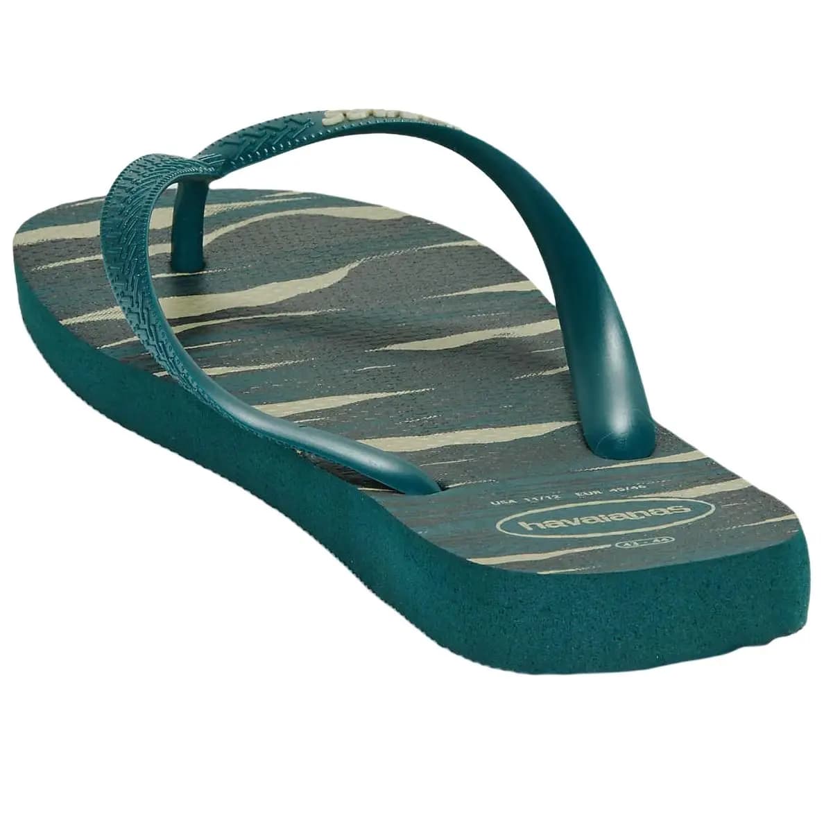 Havaianas Comfortable Versatile Rubber Sole Totem Anti-Slip Flip Flops Men's Camouflage 5