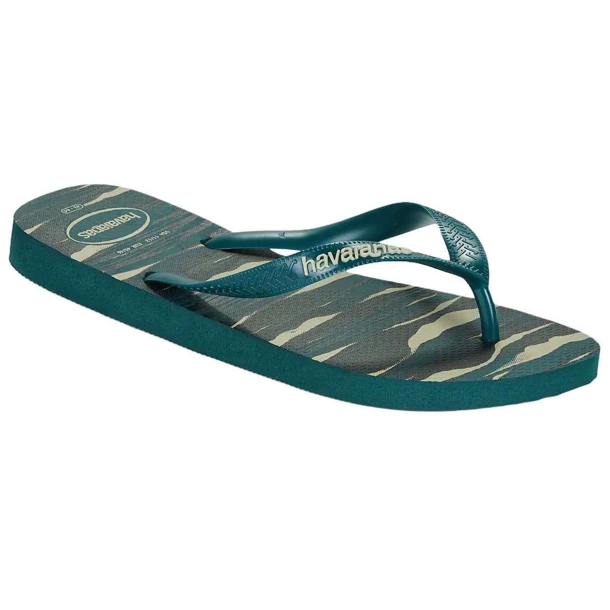 Havaianas Comfortable Versatile Rubber Sole Totem Anti-Slip Flip Flops Men's Camouflage 4