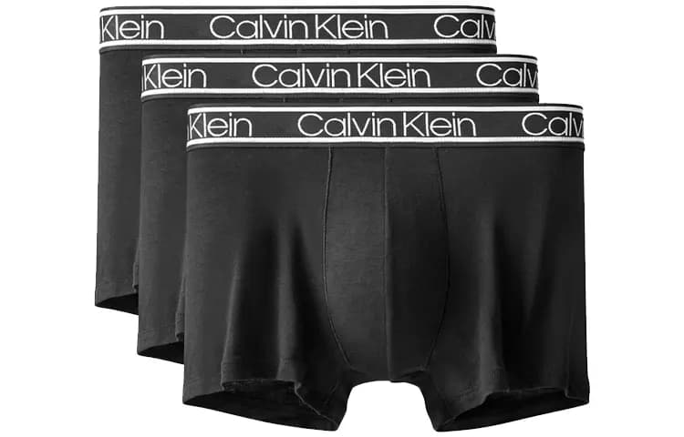 CALVIN KLEIN Square-cut Kişi Alt Paltarı 3-lü Dəst