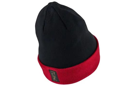Jordan Fabric Beanies Unisex Black/Red 2