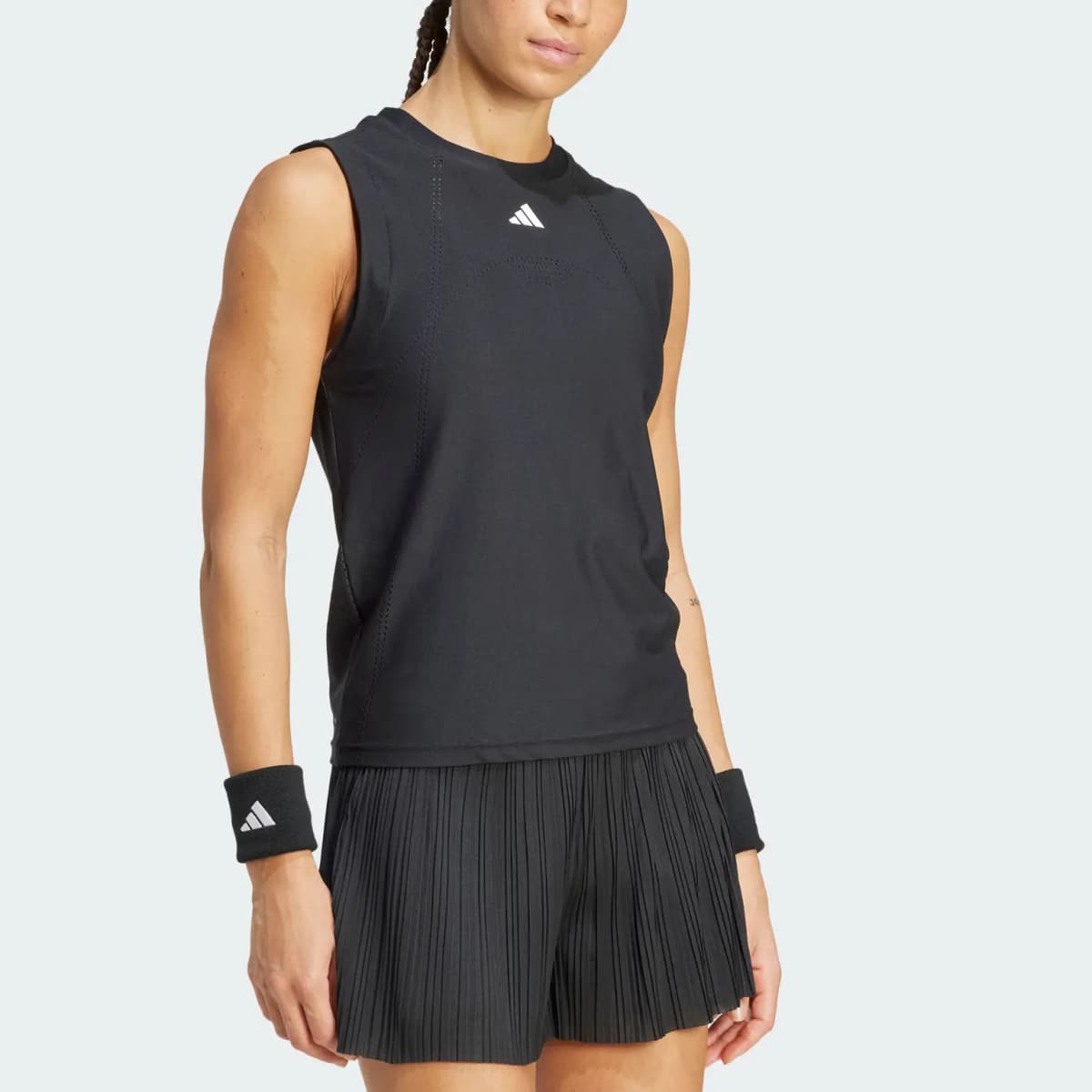 adidas Tennis Tank Top Qadın Qara 4