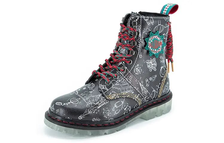 Palladium Pallafusion Hi Palladin Dual Collection Martin Çəkmə Qadın Qara 2
