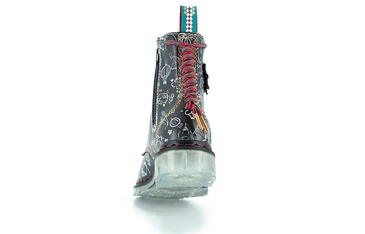 Palladium Pallafusion Hi Palladin Dual Collection Martin Çəkmə Qadın Qara 3