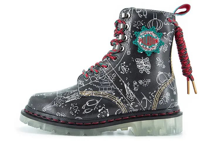 Palladium Pallafusion Hi Palladin Dual Collection Martin Çəkmə Qadın Qara