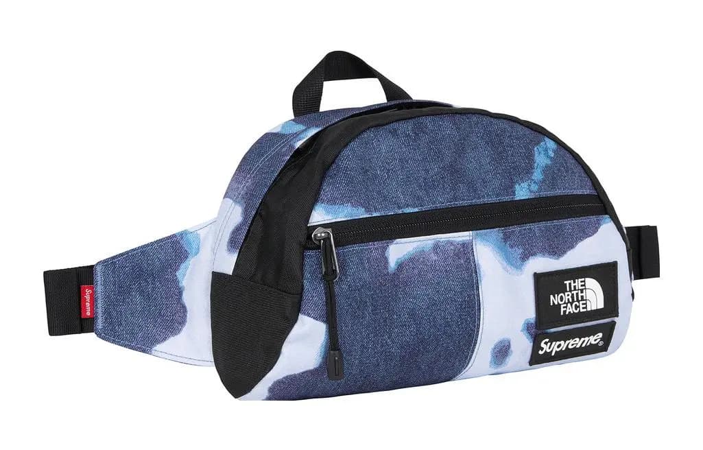 Supreme THE NORTH FACE Polyester With Nylon Sling Bag Regular Unisex Blue/Brown 2