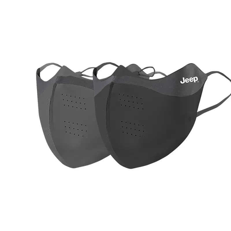 Jeep Mask UV Protection Full Face Lightweight Eye Corner Protection Cartilage 3D Summer Cycling Driving Sun Shade Face Cover Ice Silk Breathable Nylon Sun Protection Face Mask Unisex 4