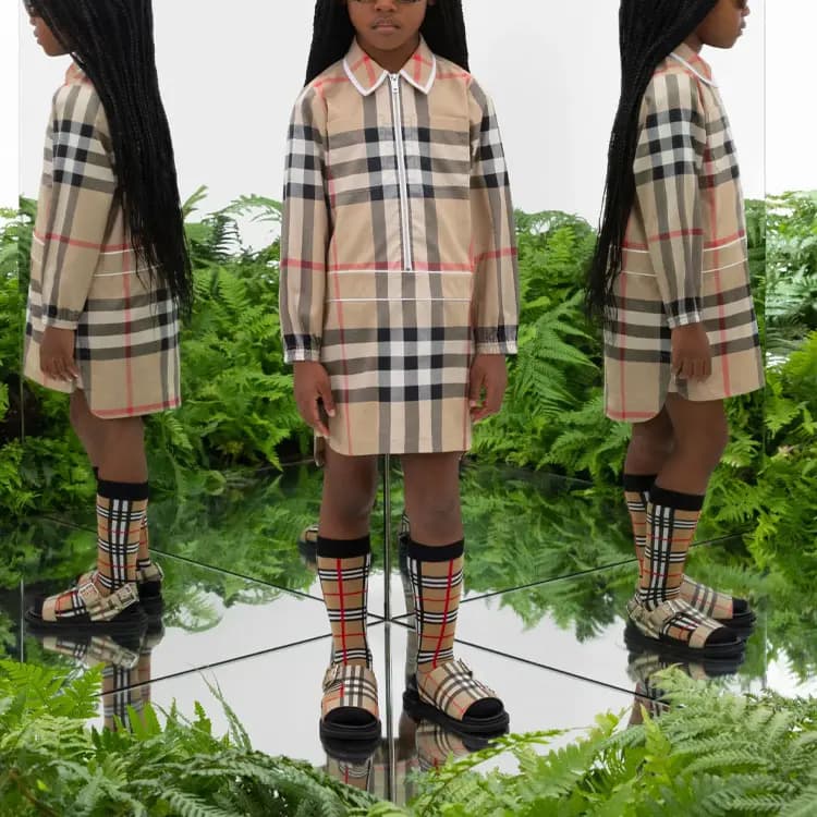 Burberry Don Uşaq Bej 4