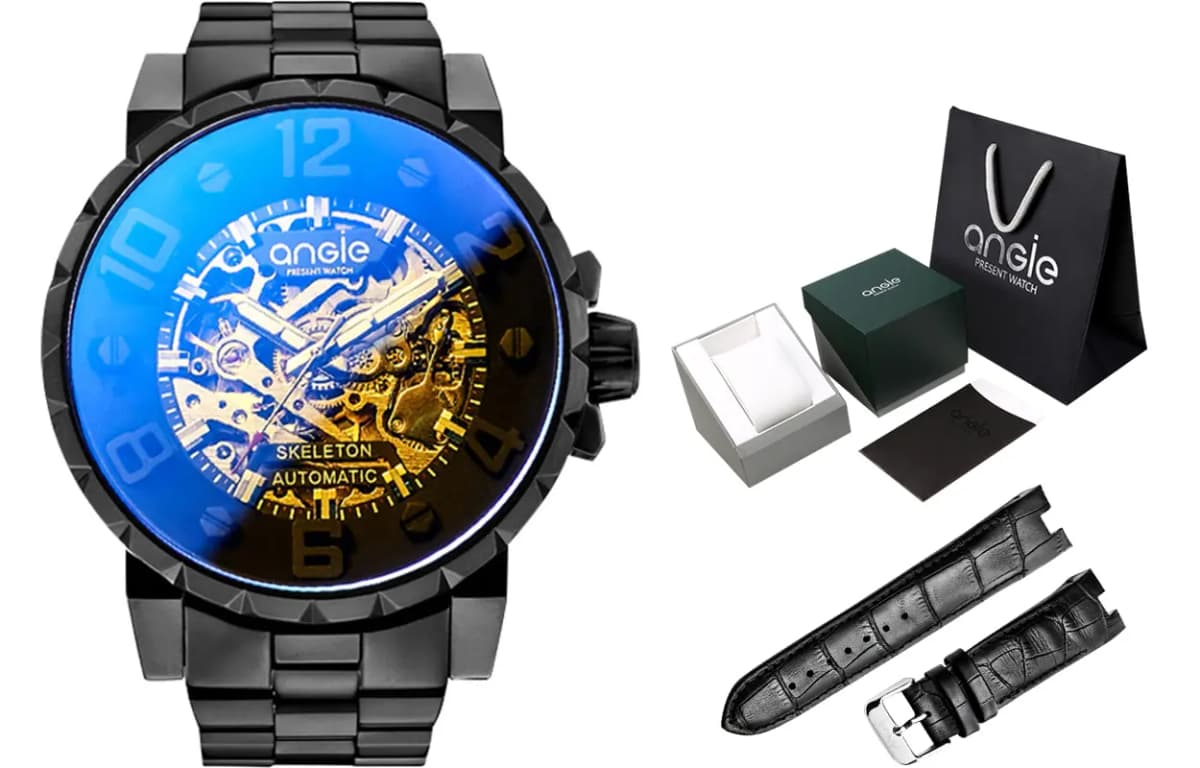 ANGIE PRESENT WATCH Kişi SKELETON Saat