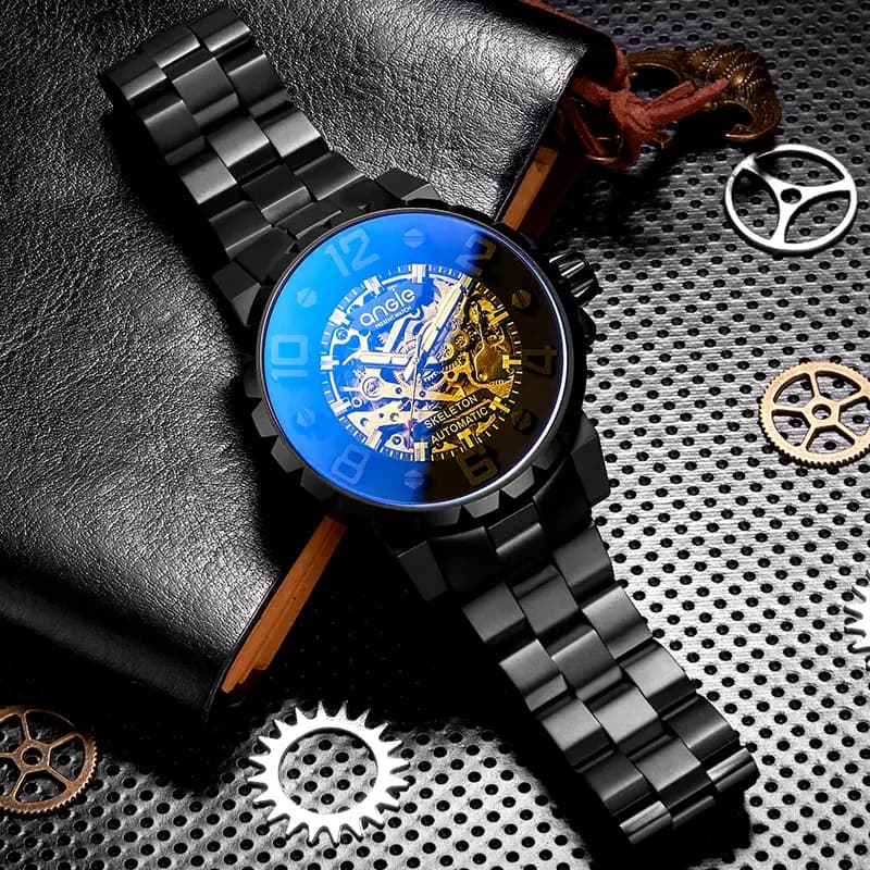 ANGIE PRESENT WATCH Kişi SKELETON Saat 5