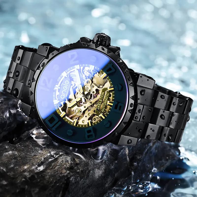 ANGIE PRESENT WATCH Kişi SKELETON Saat 10