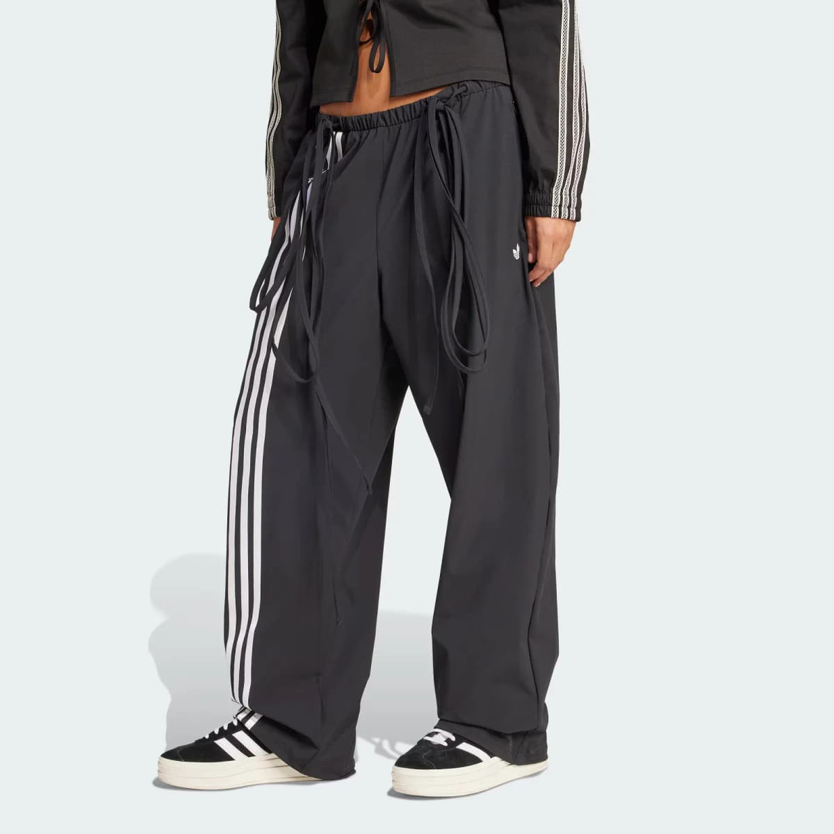 adidas originals Parachute Ribbon Qadın Şalvarı Qara 2